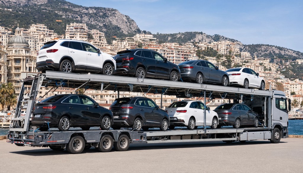 Monaco Car Transport_ No People