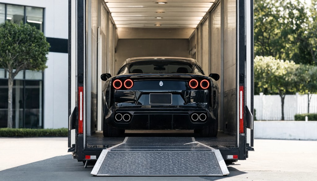 Transport von Sportwagen