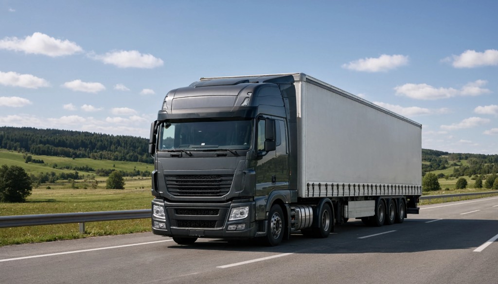 Truck on Polish Highway (1)